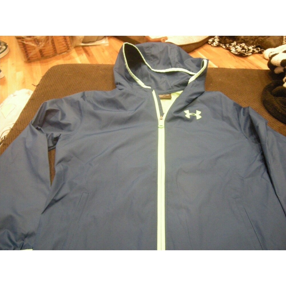 New Girls Blue & Green Under Armour Jacket, Size S